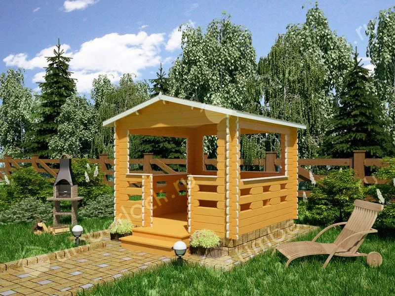 Открытая беседка Б-33-2