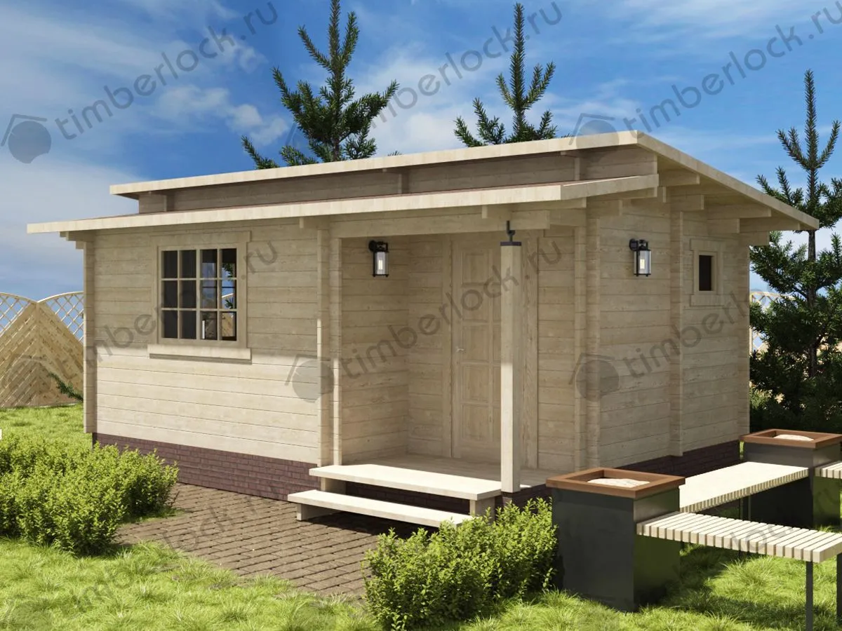 Садовый домик из минибруса С-554