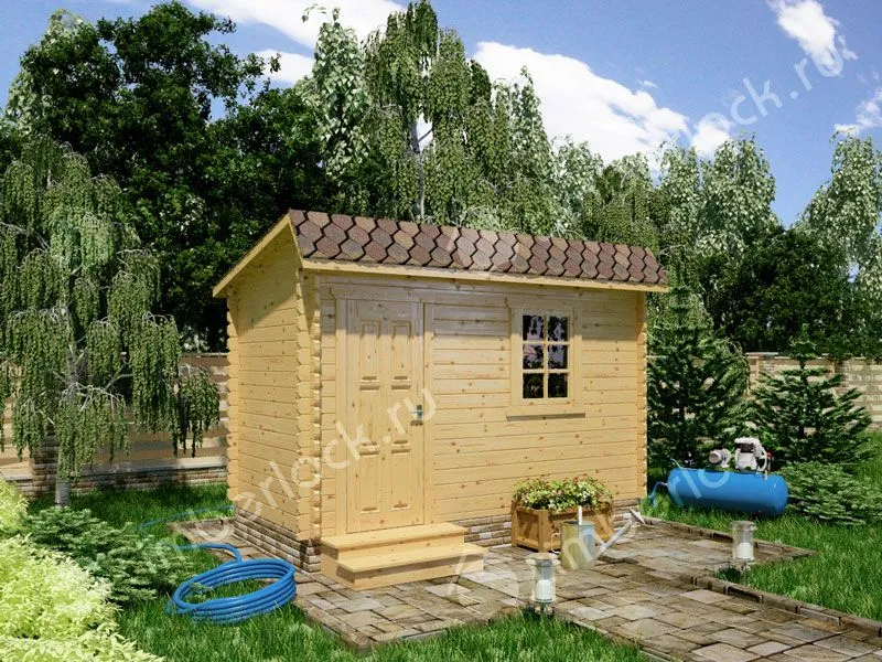 Деревянный сарай Х-42-1