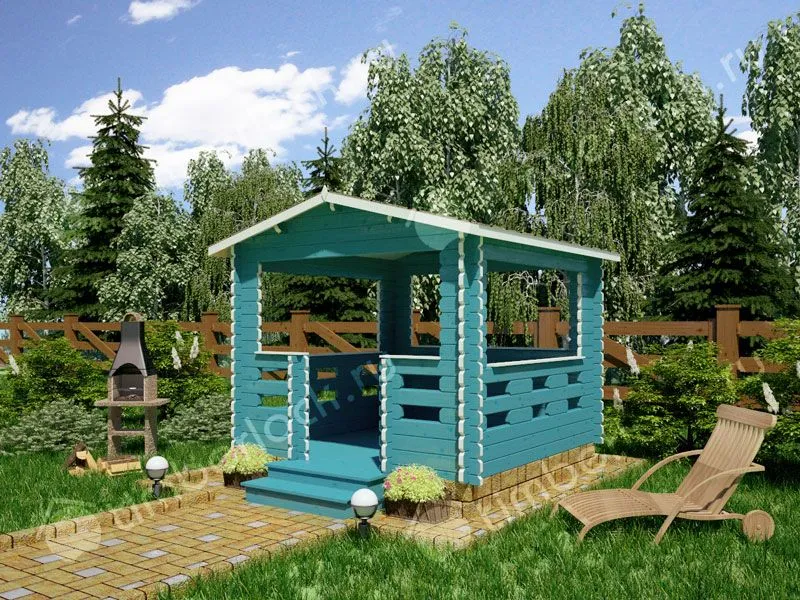 Открытая беседка Б-33-2