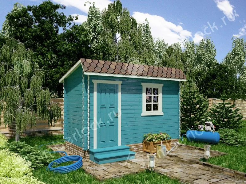 Деревянный сарай Х-42-1