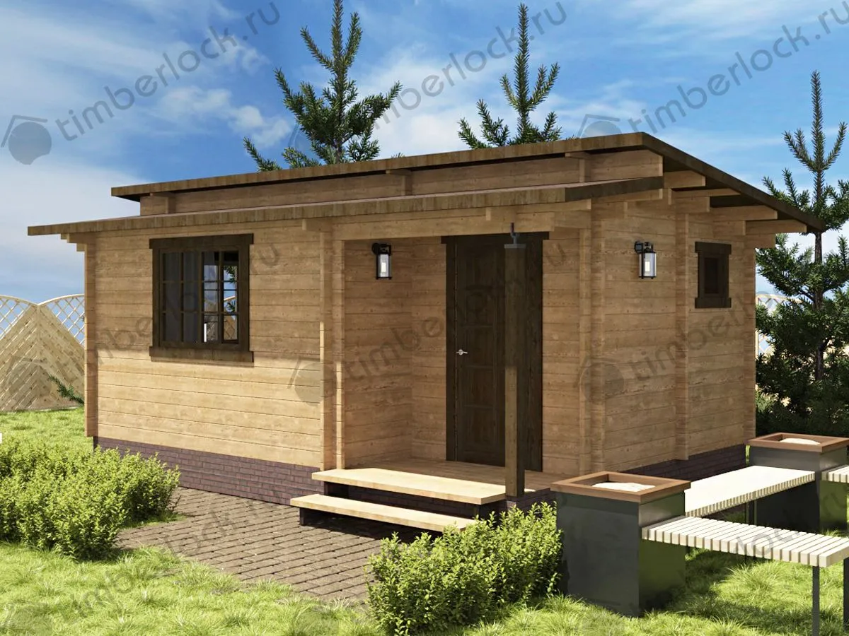 Садовый домик из минибруса С-554