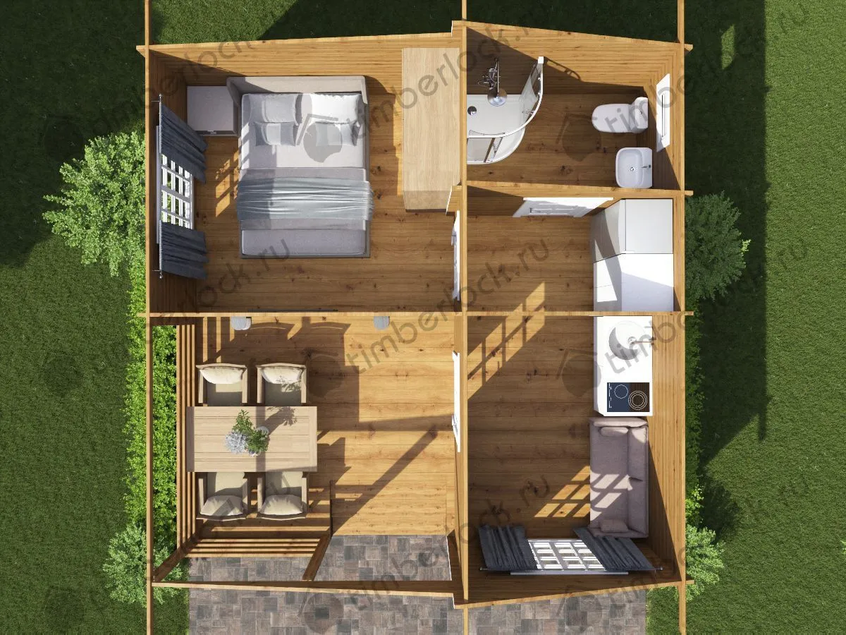 Кемпинговый домик КД-66