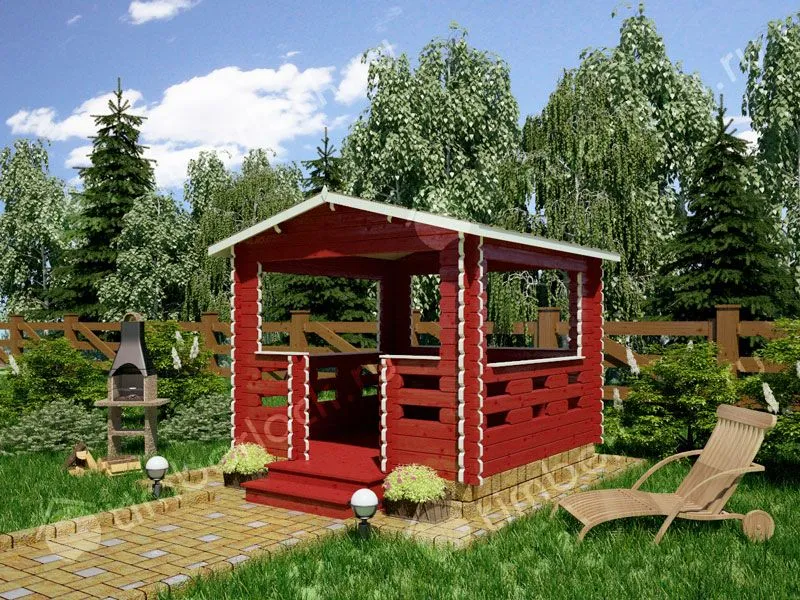 Открытая беседка Б-33-2