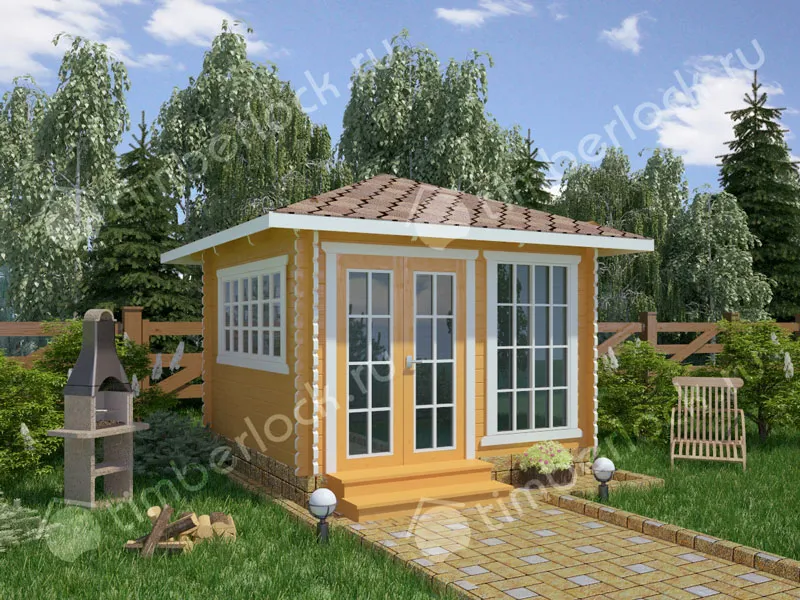 Застекленная беседка Б-3535