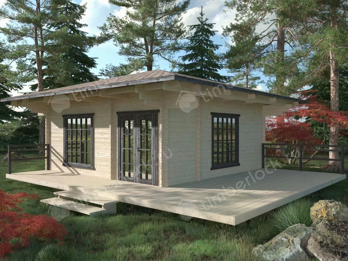 Беседка закрытая Б-66ЯП (японский стиль)