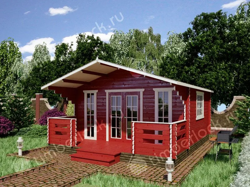 Летний дачный домик Д-545-2