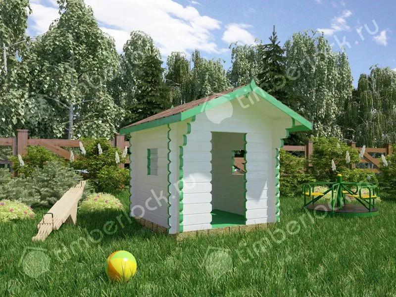 Детский домик из дерева «Малыш»