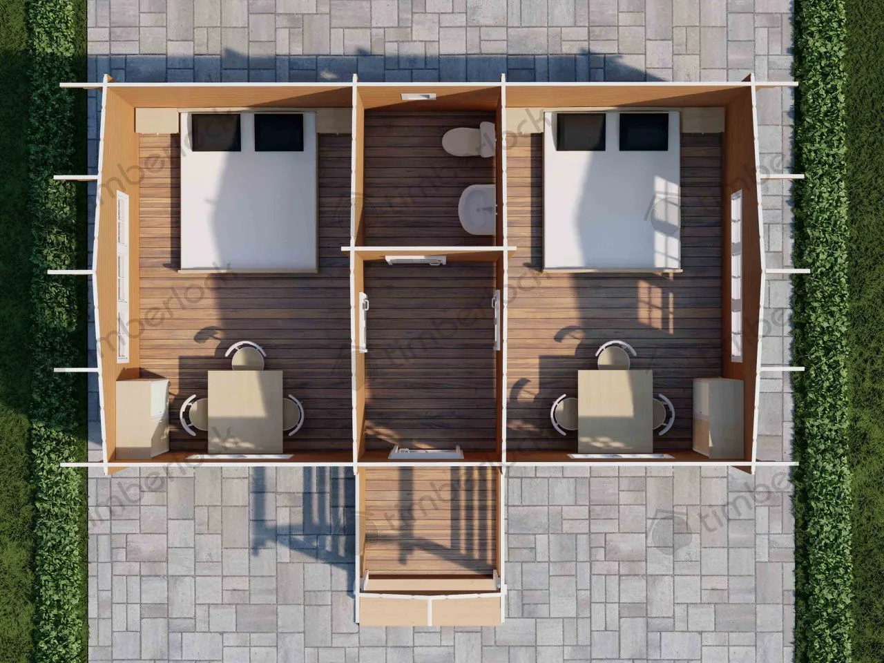 Дачный дом с крыльцом Д-4575