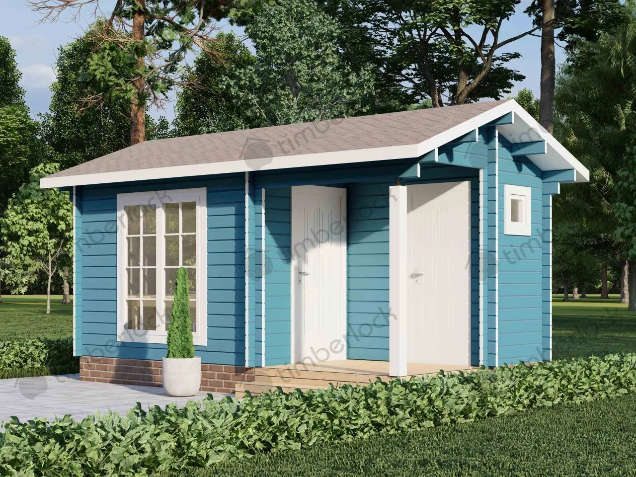 Садовый домик с санузлом С-35