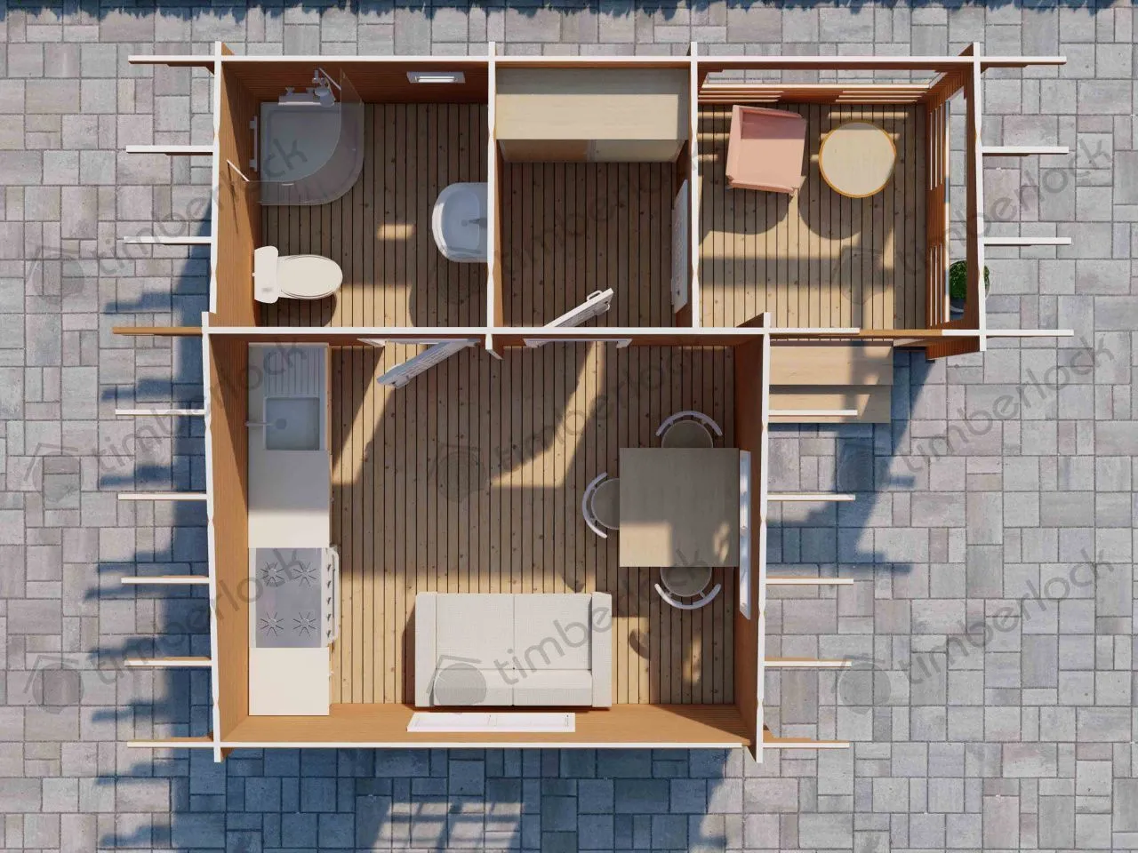 Садовый домик С-555