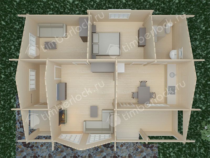 Проект дома шале Ш-810