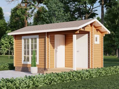 Садовый домик с санузлом С-35